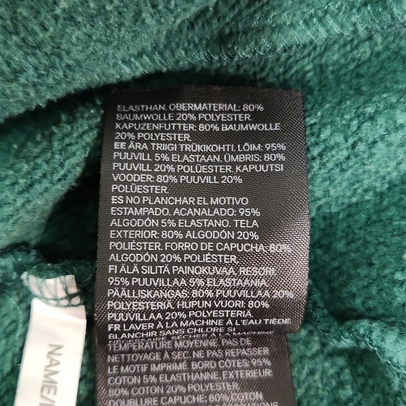 H&M Harry Potter™ Cotton Green Hoodie Sweatshirt, Size 10-12 ~ EUC - Picture 11 of 13